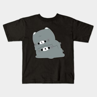American Shorthair Cat Couple Kids T-Shirt